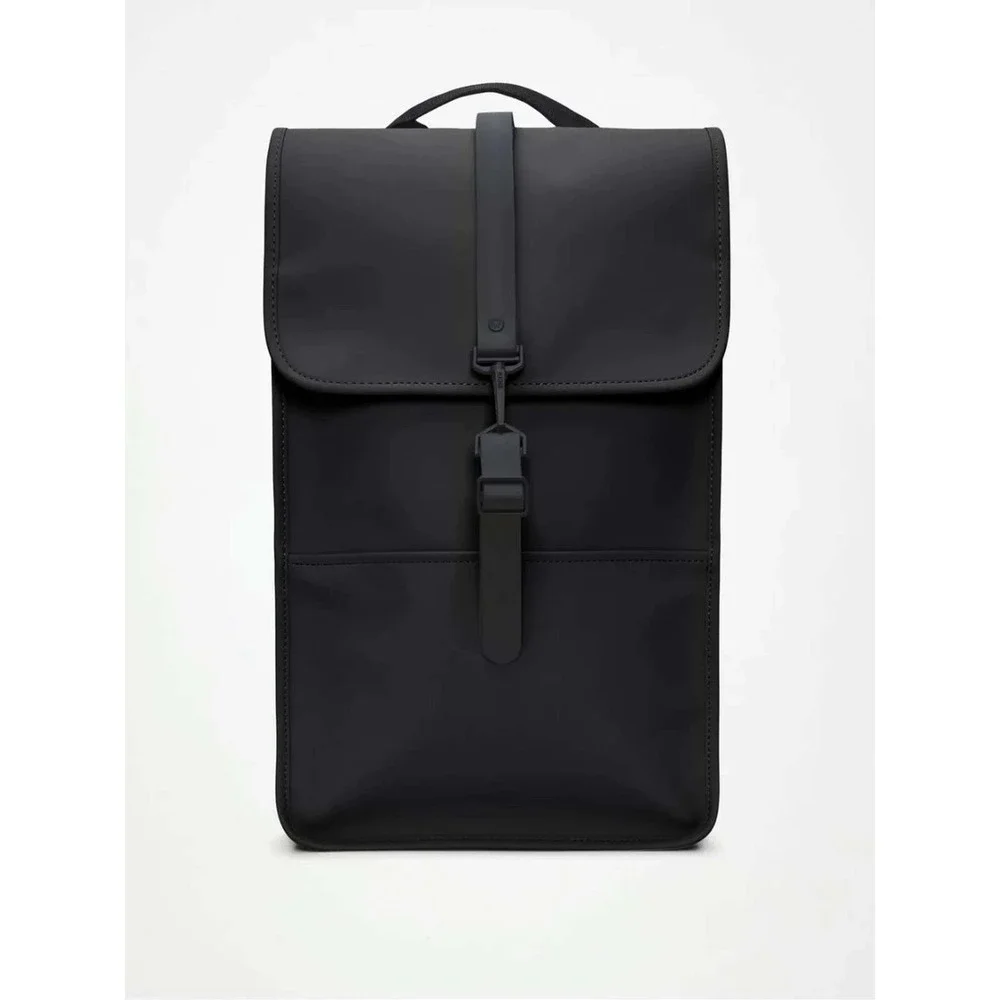NEW Rains Backpack W3 Unisex Black Waterproof Minimalist Laptop Bag 13000